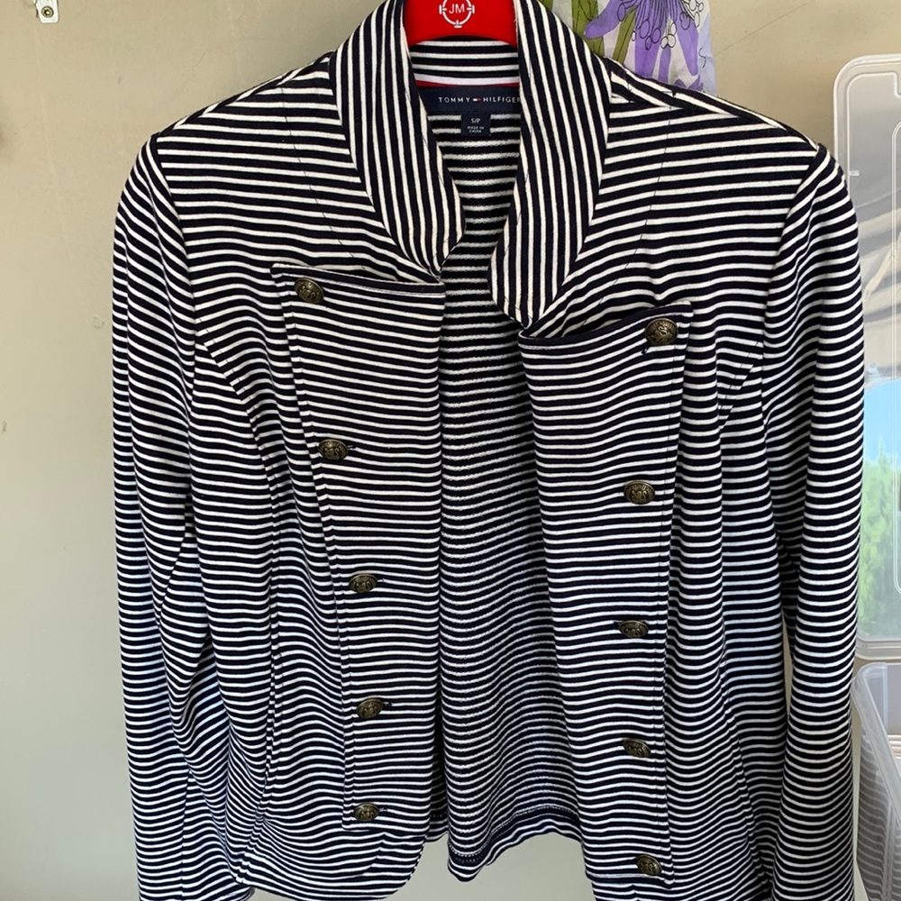 Tommy Hilfiger Navy Stripe Jacket
